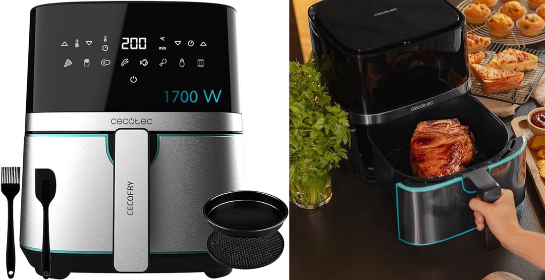 Air fryer Cecotec - Frigideira de ar sem óleo de 5,5 l - Air fryers - Fritadeiras de ar sem óleo