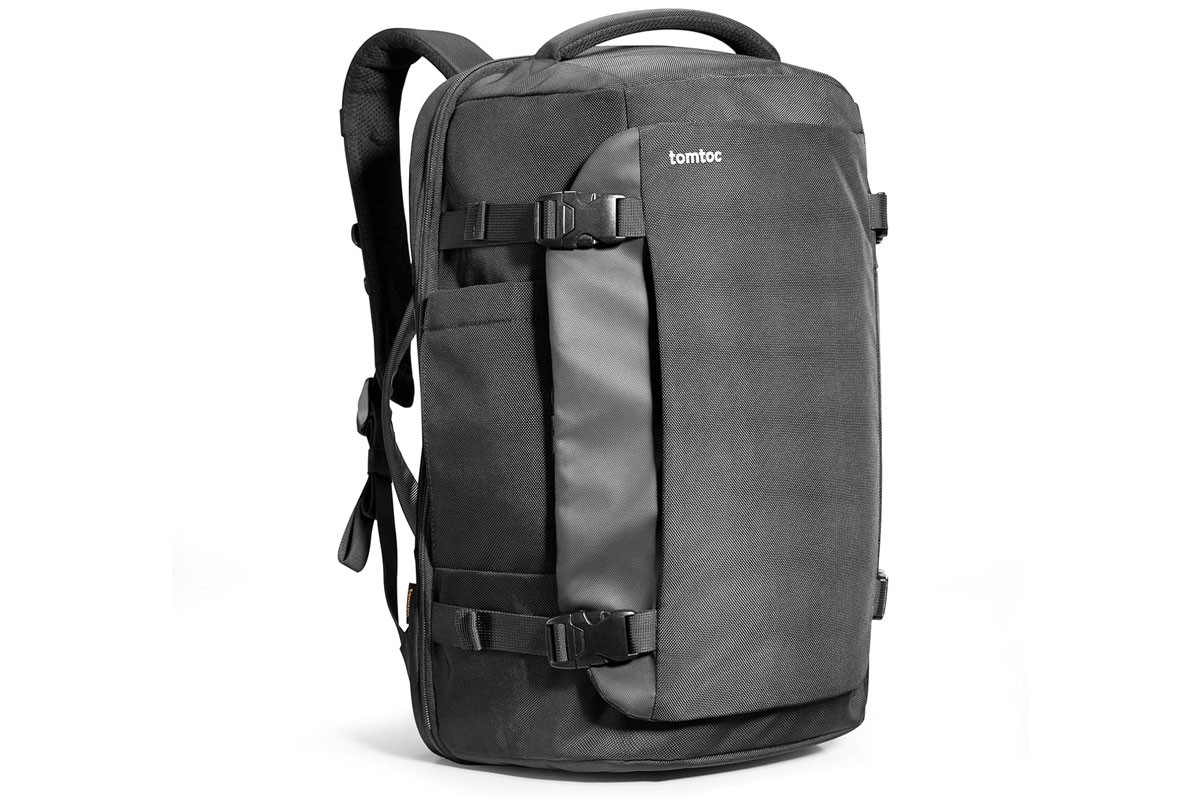 Tomtoc - mochila de viagem de 40L - A mochila Perfeita - Encontre a Companheira de Viagem Ideal